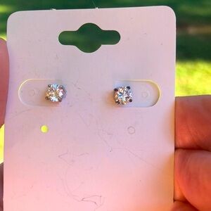 Simulated Diamond Earrings 925 Posts 5/$25